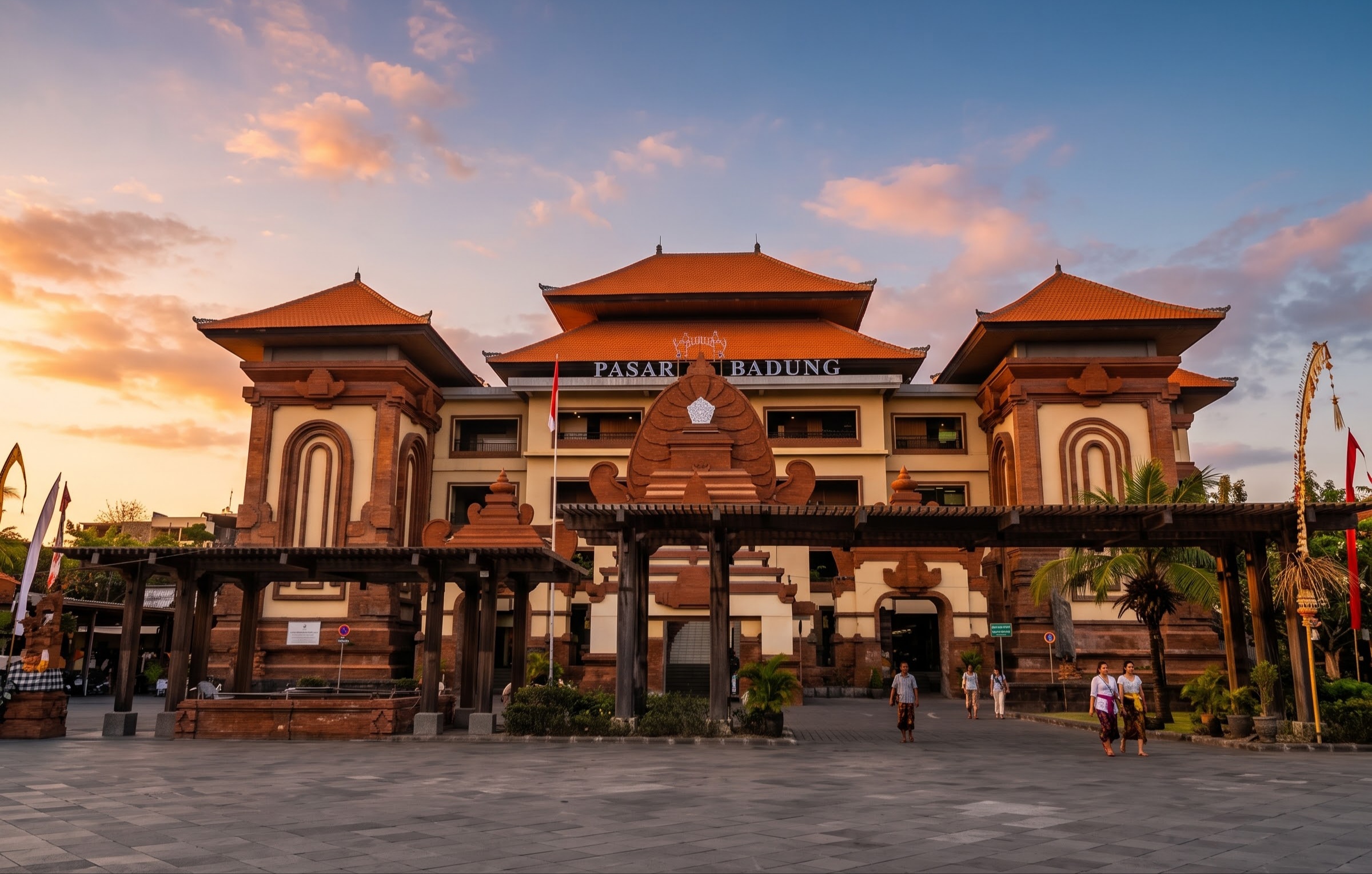 Ilustrasi artikel: Kumbasari art market, the most complete shopping center for Balinese souvenirs.